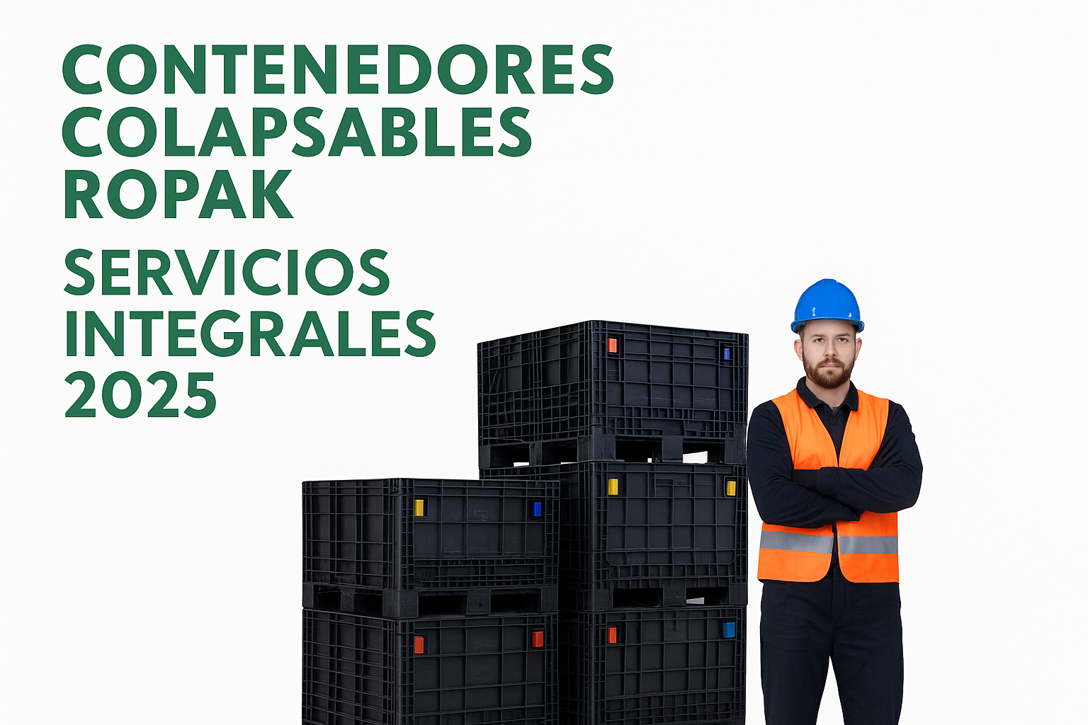 Servicio de contenedores colapsables ropak