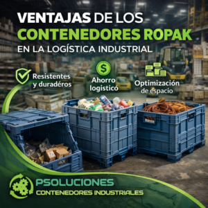 Contenedores Ropak ventajas para la logística industrial