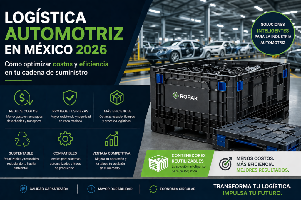 logistica automotriz y contenedores ropak