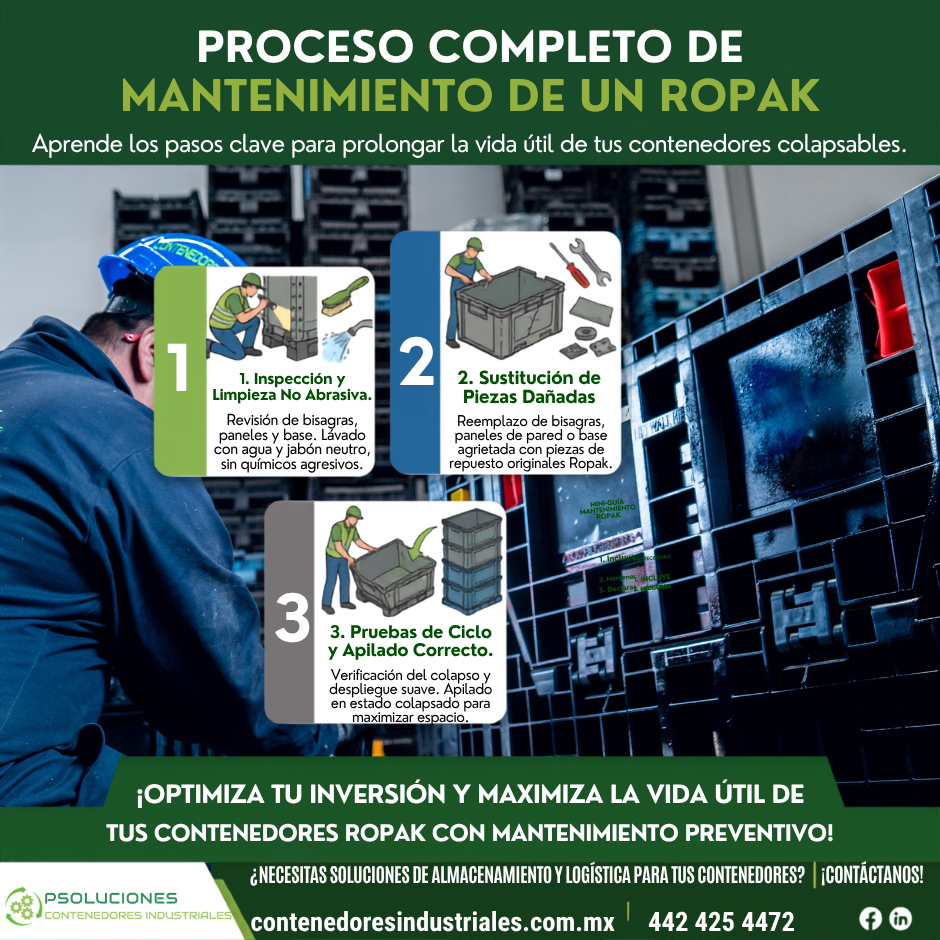 Mantenimiento de Contenedores Ropak Proceso y Beneficios